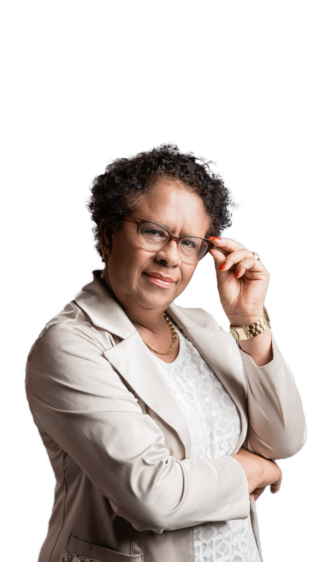 Foto profissional de Eva Rocha, especialista em finanças