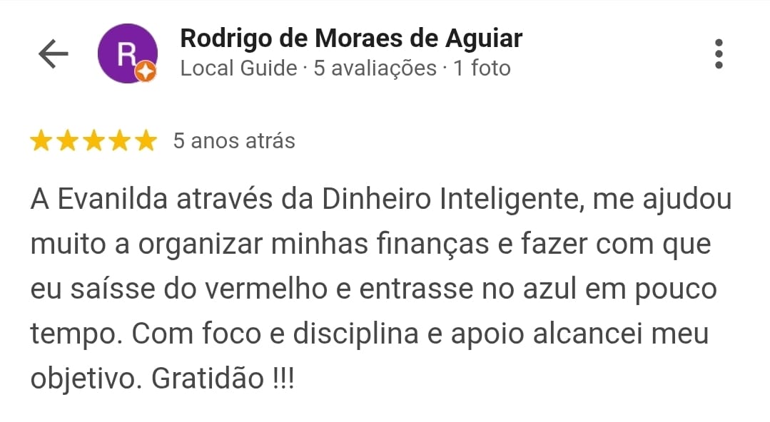 Print de depoimento 8