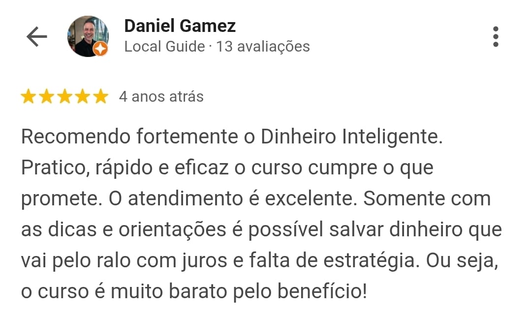 Print de depoimento 9